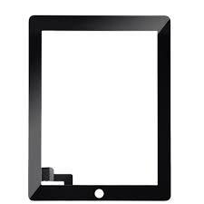 ipad 2 Touch with home button and adhesive BLACK